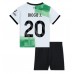 Liverpool Diogo Jota #20 Babykleding Uitshirt Kinderen 2023-24 Korte Mouwen (+ korte broeken)